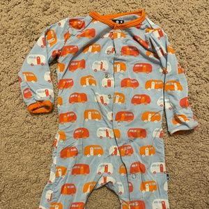 Kicker Pants camper romper  0-3 months